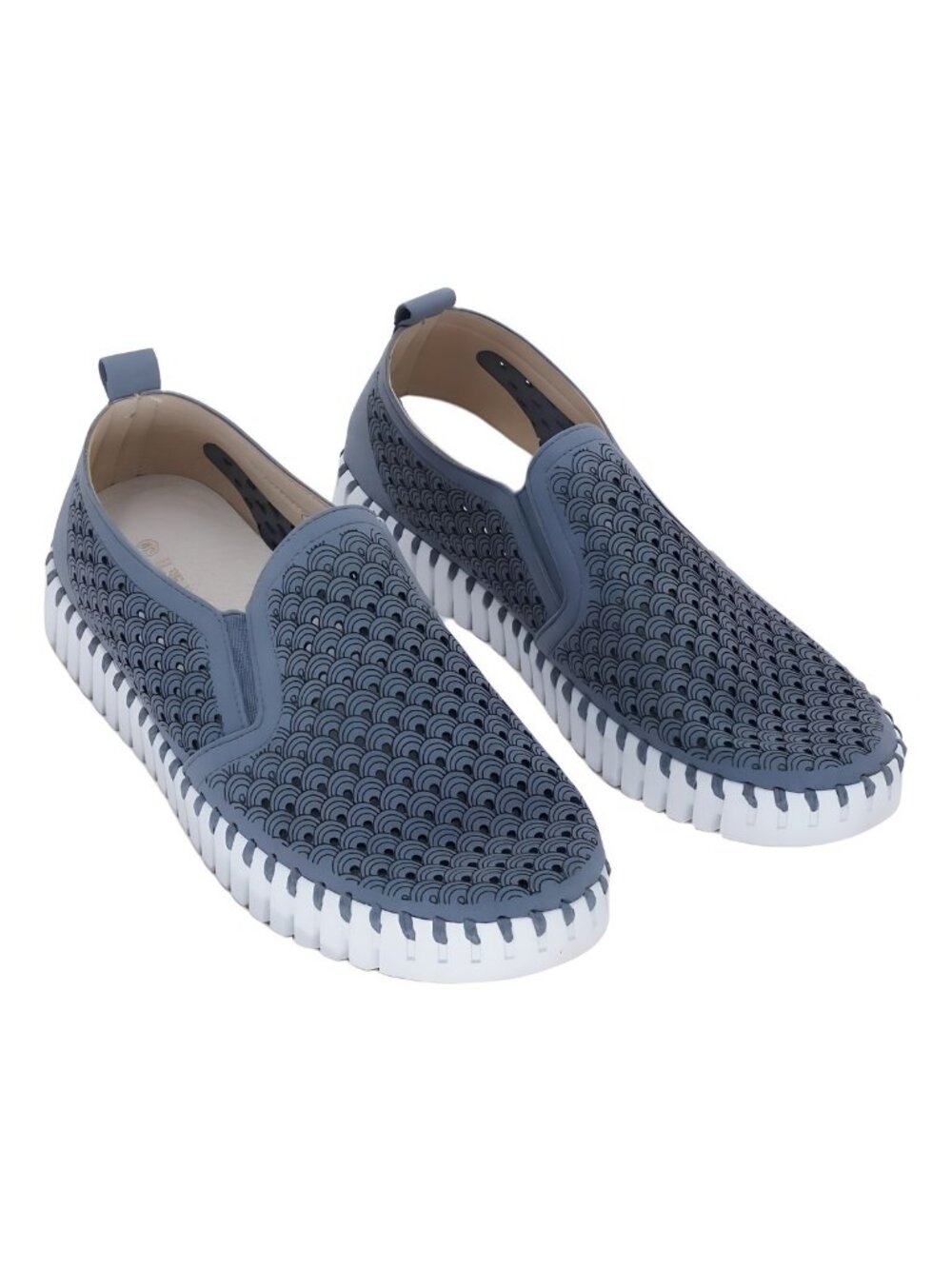 Ilse Jacobsen TULIP 140WOM Slip On Shoe Light Regatta Blue Sz US 10 EU 40